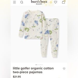 Burts Bees Kids 2 Piece Pajamas